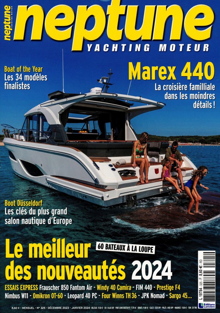 Numéro 325 magazine Neptune Yachting Moteur