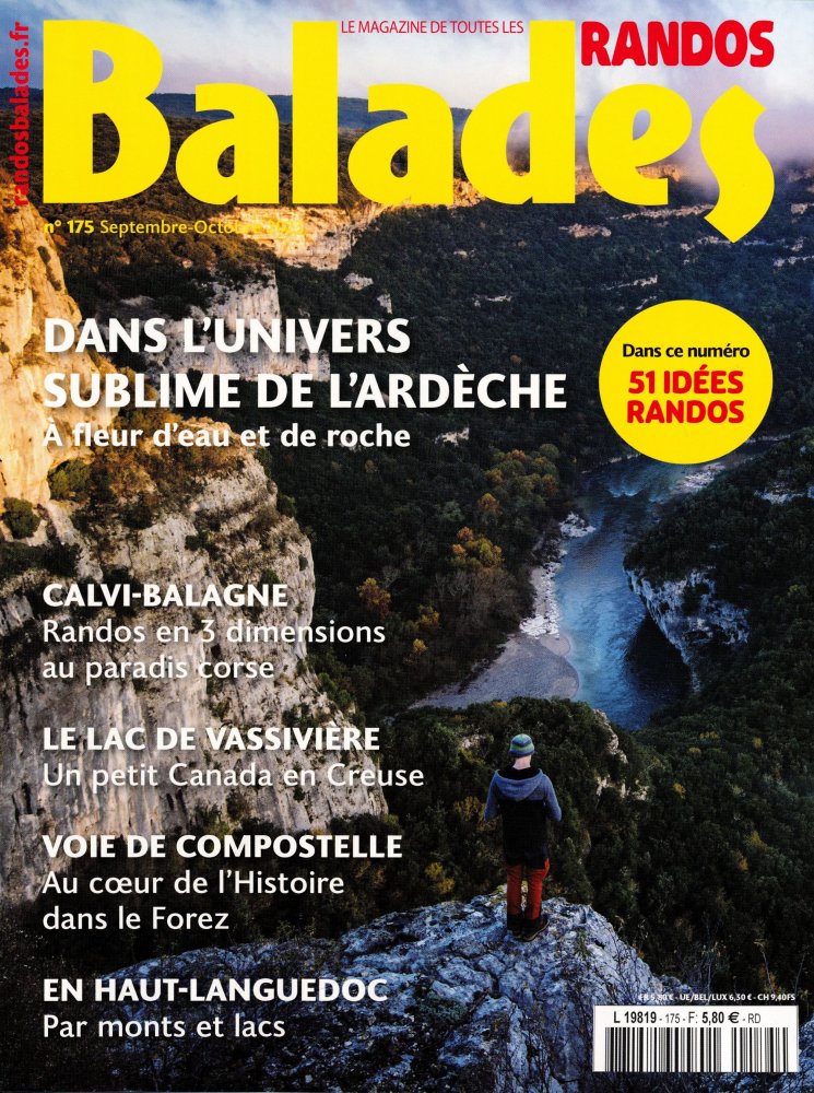 Numéro 175 magazine Balades Randos