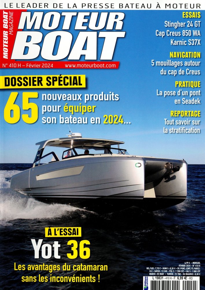 Numéro 410 magazine Moteur Boat Magazine