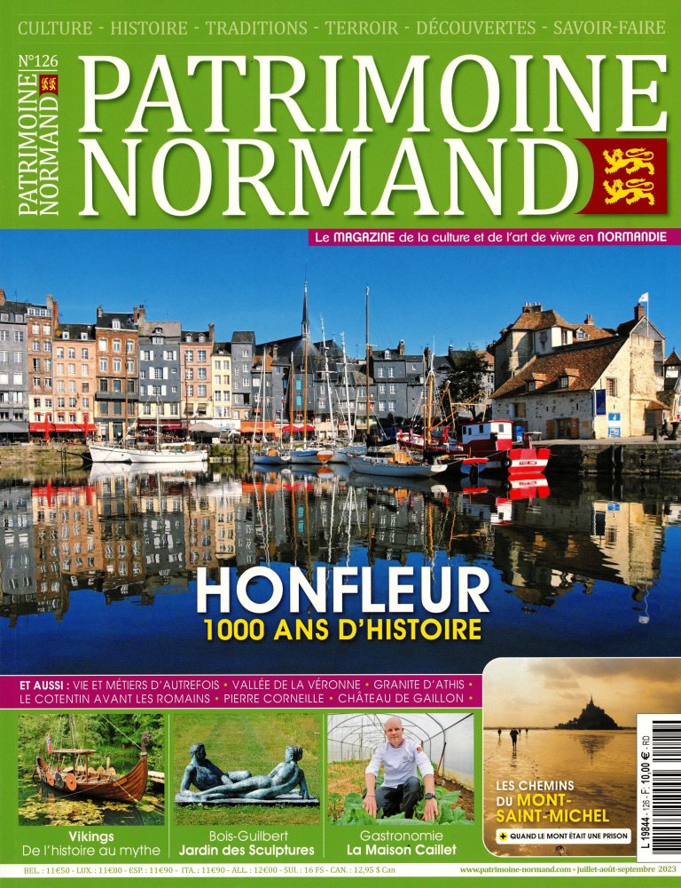 Numéro 126 magazine Patrimoine Normand