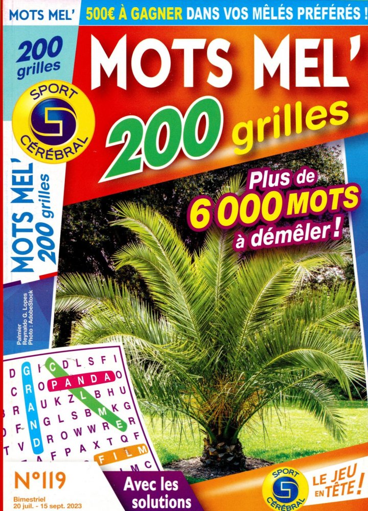 Numéro 119 magazine SC Mots Mél' 200 grilles