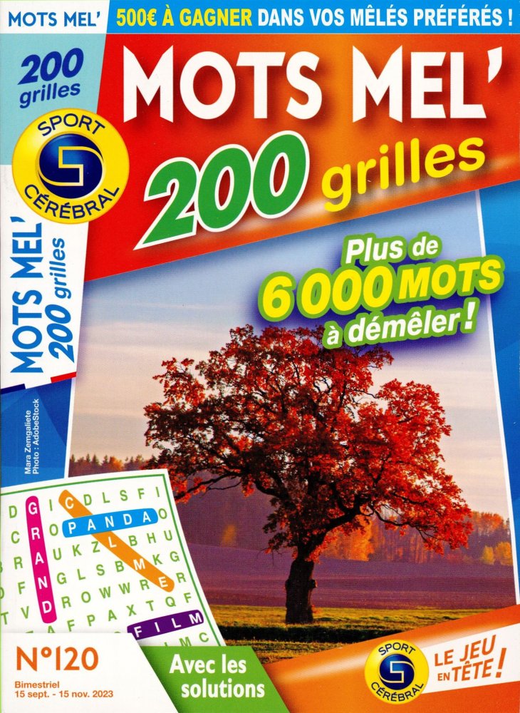 Numéro 120 magazine SC Mots Mél' 200 grilles