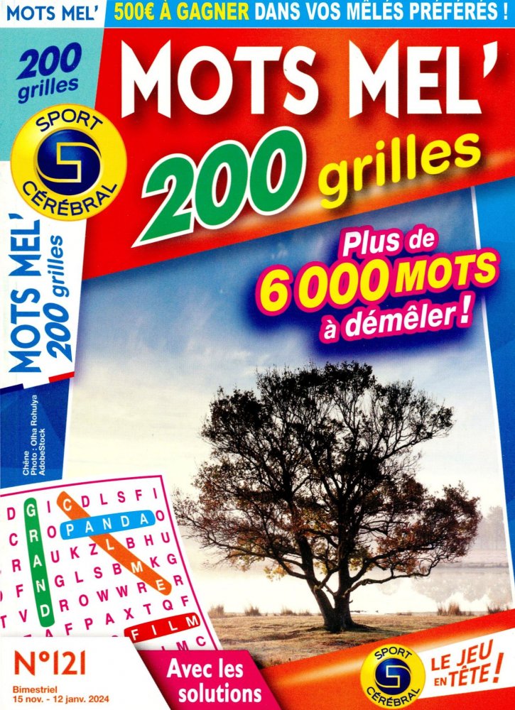 Numéro 121 magazine SC Mots Mél' 200 grilles
