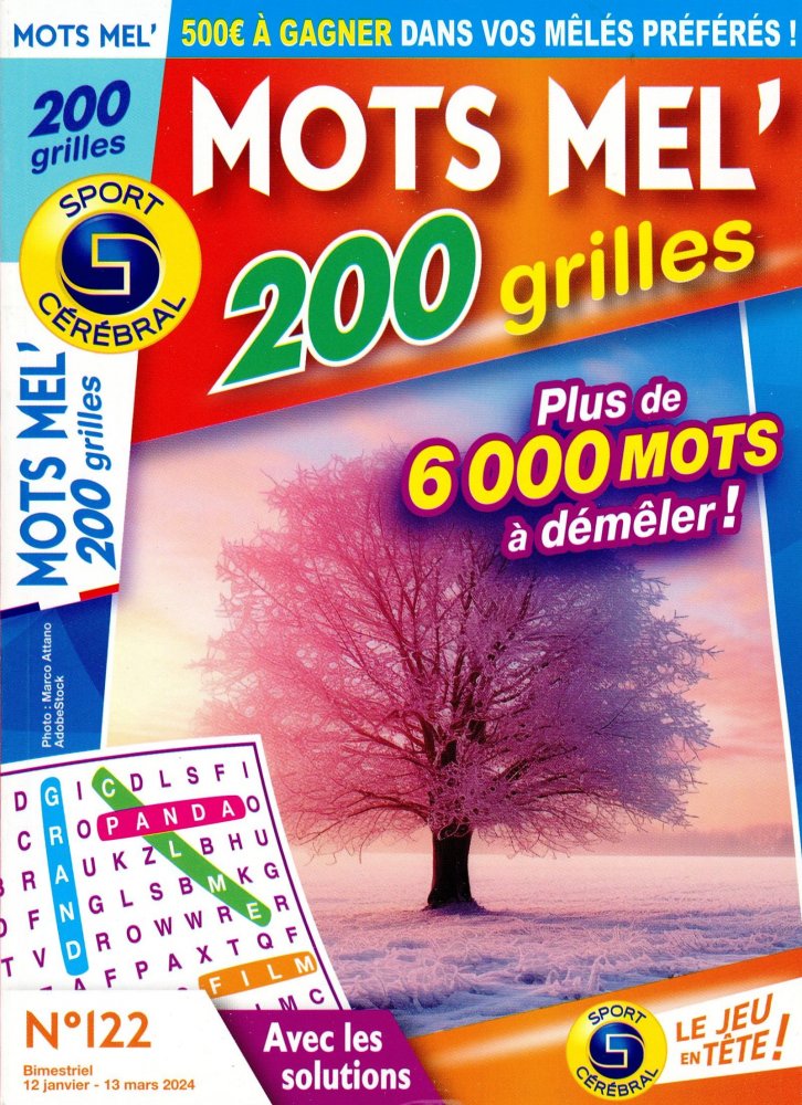 Numéro 122 magazine SC Mots Mél' 200 grilles