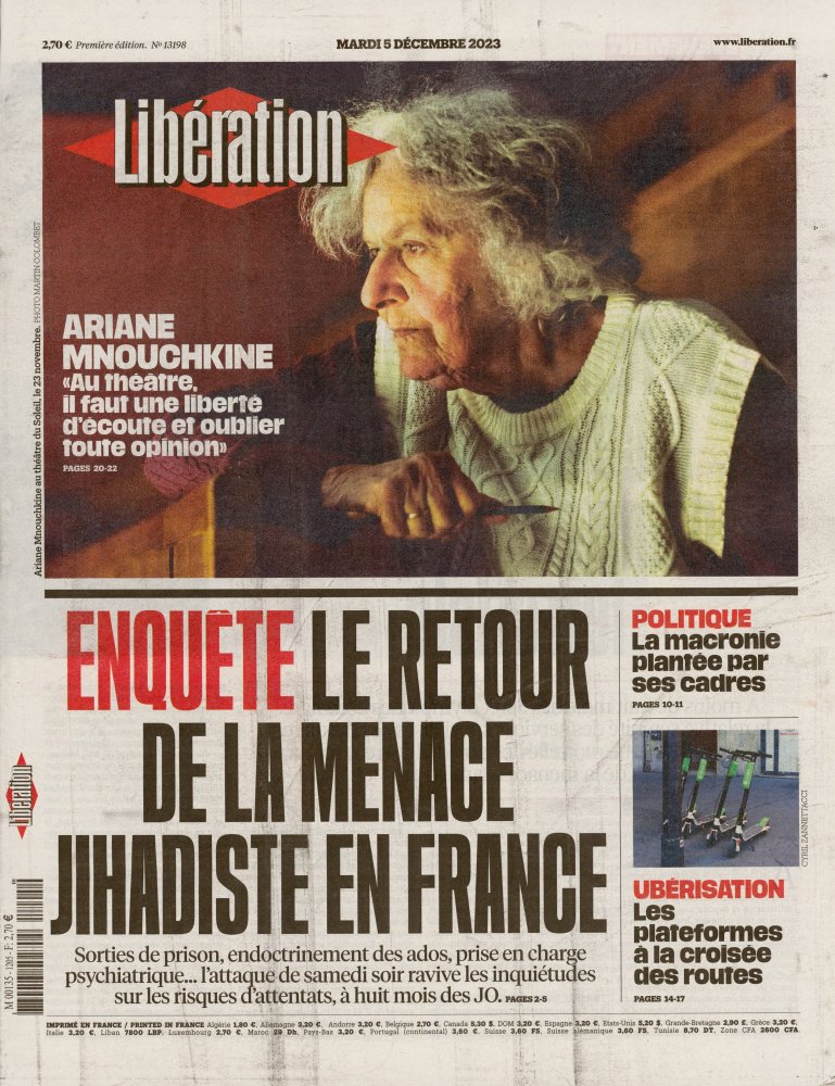 Numéro 1205 magazine Libération