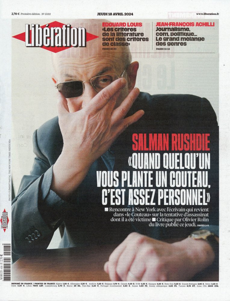 Numéro 418 magazine Libération