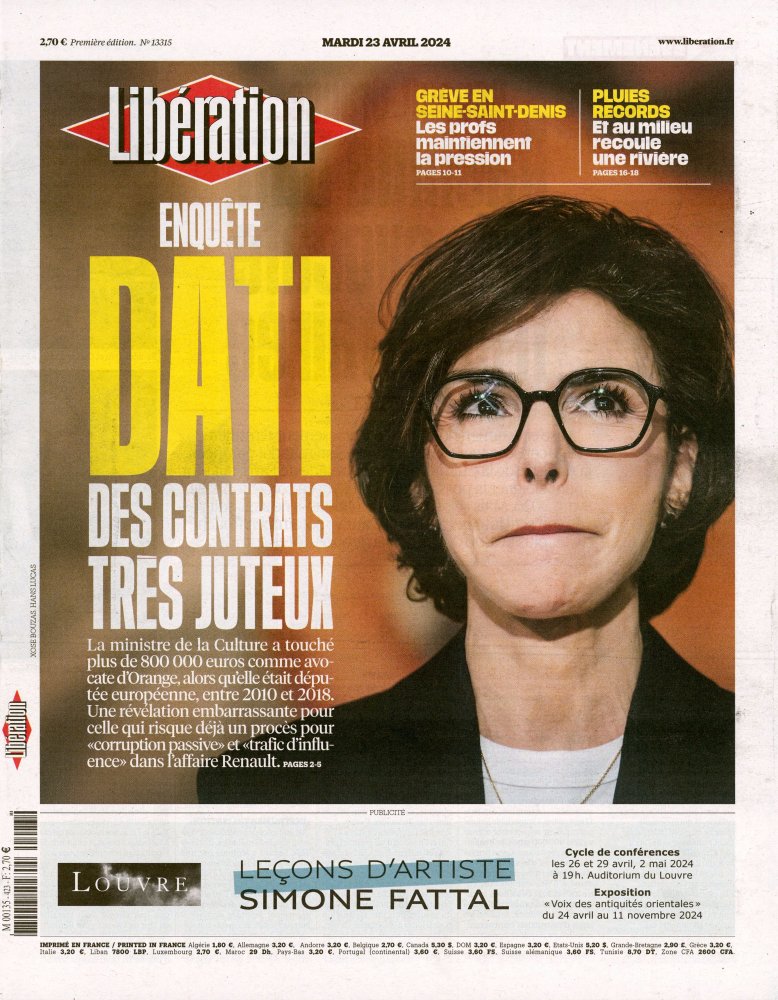 Numéro 423 magazine Libération