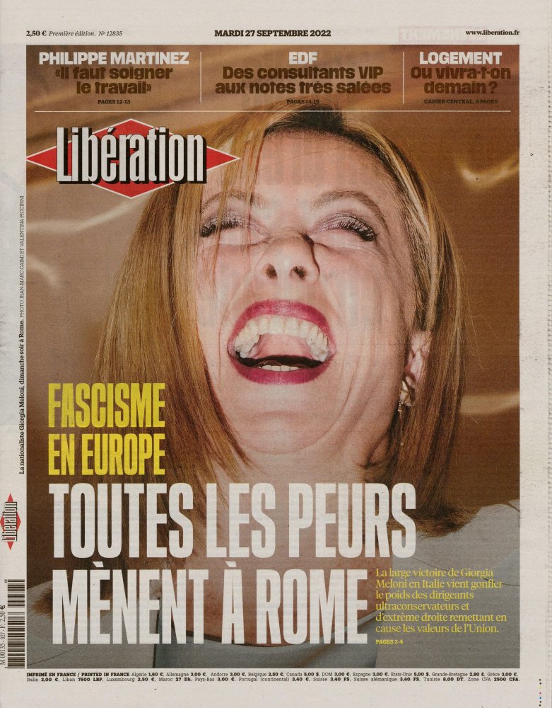 Numéro 927 magazine Libération