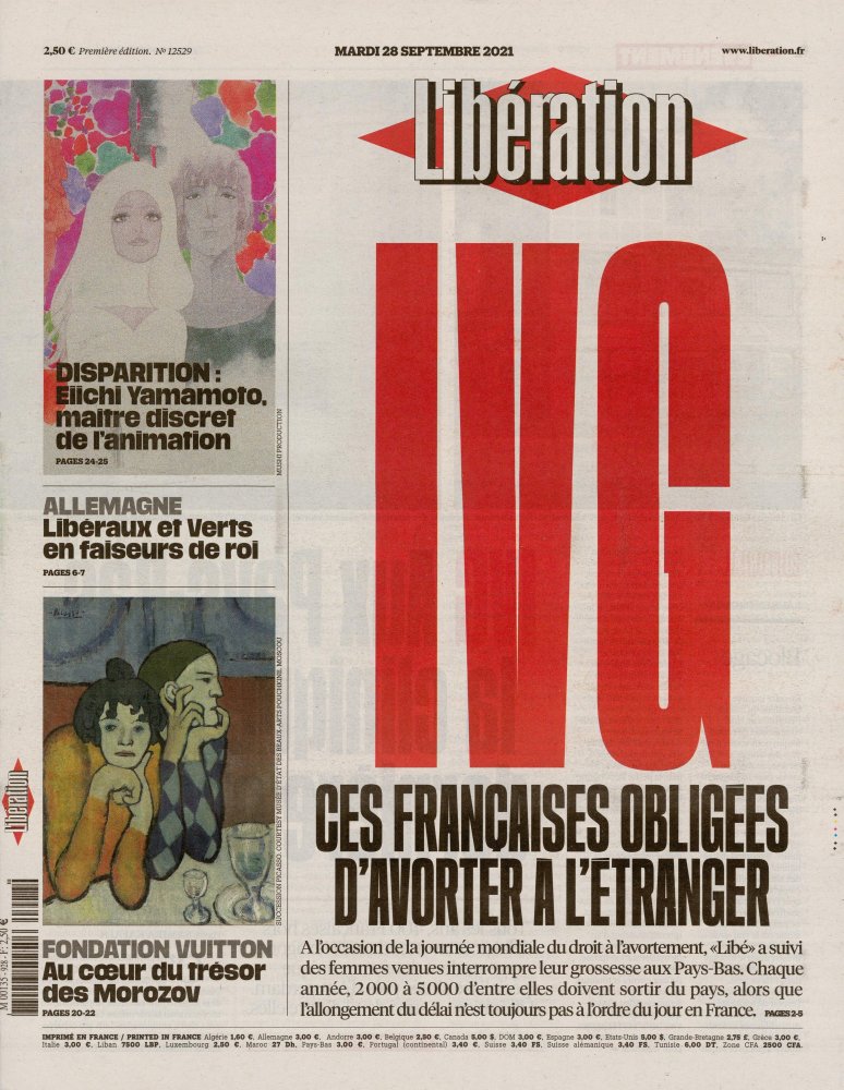 Numéro 928 magazine Libération