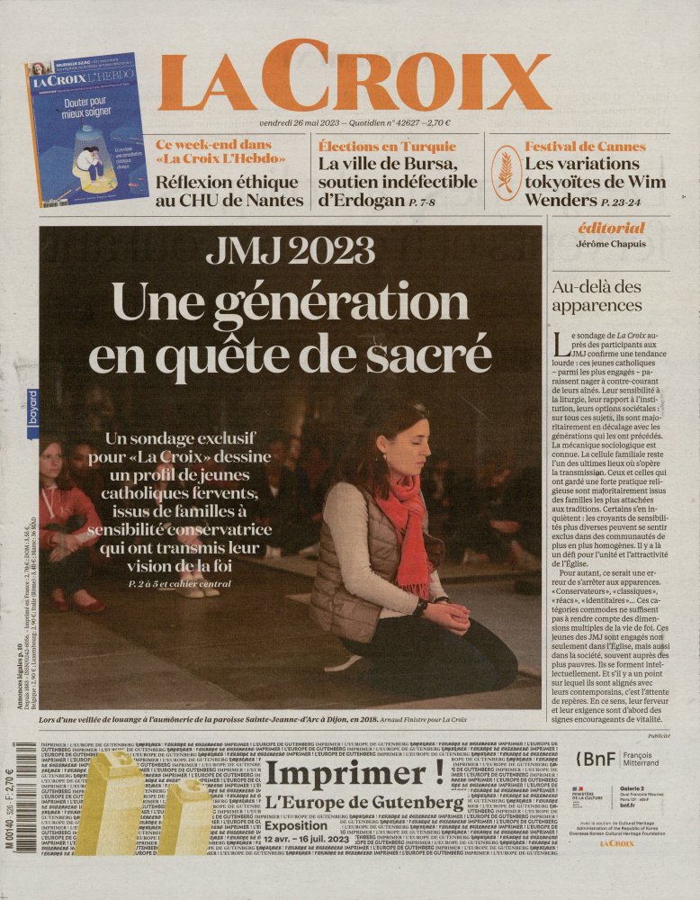 Numéro 526 magazine La Croix