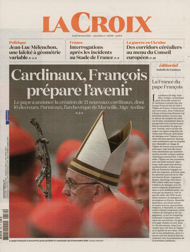Numéro 530 magazine La Croix