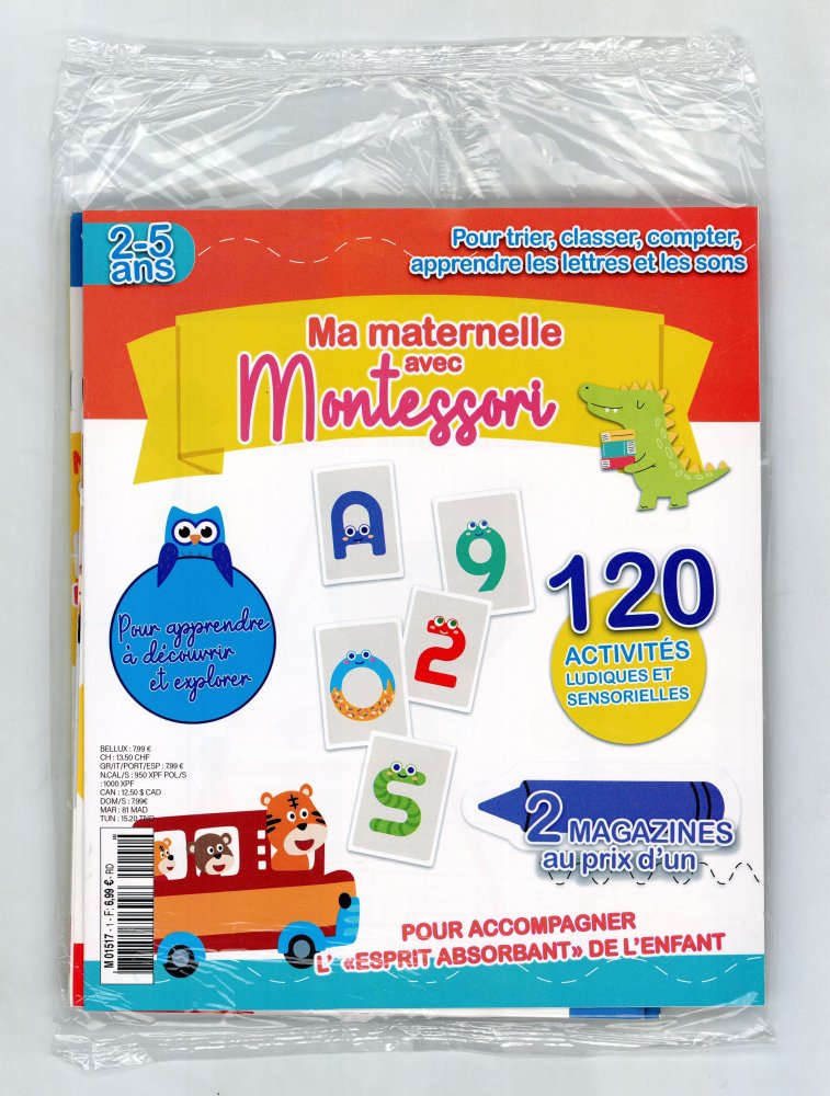 Numéro 1 magazine Pack Ma Maternelle avec Montessori