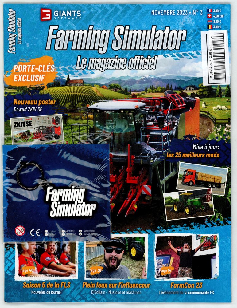 Numéro 3 magazine Farming Simulator - le magazine officiel