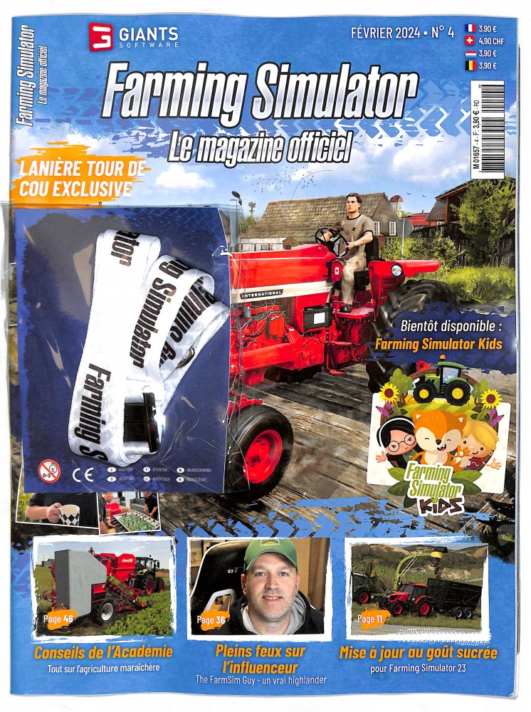 Numéro 4 magazine Farming Simulator - le magazine officiel