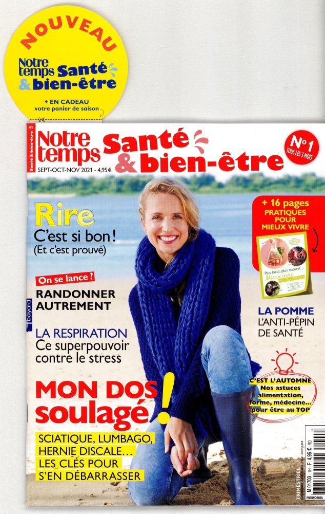 Numéro 1 magazine Notre Temps Santé et Bien Etre