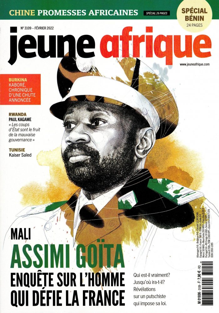 Numéro 3109 magazine Jeune Afrique