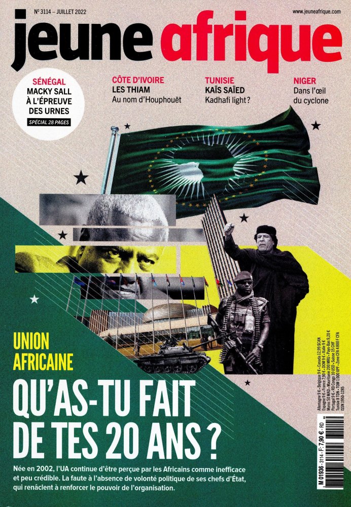 Numéro 3114 magazine Jeune Afrique
