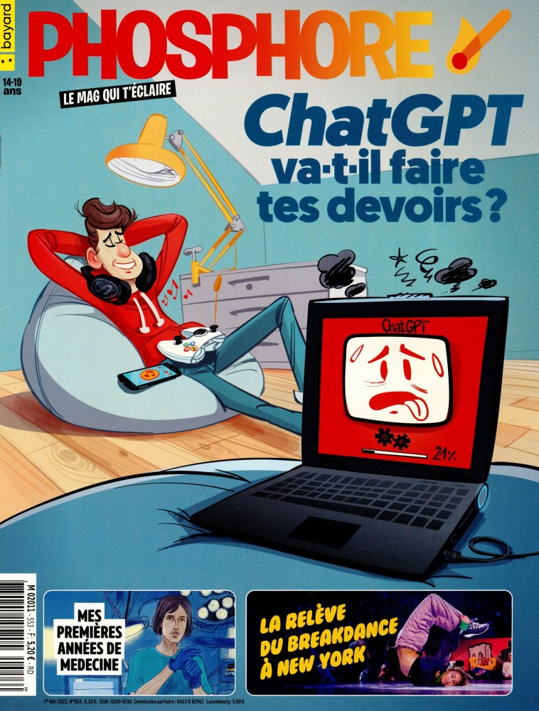Numéro 553 magazine Phosphore