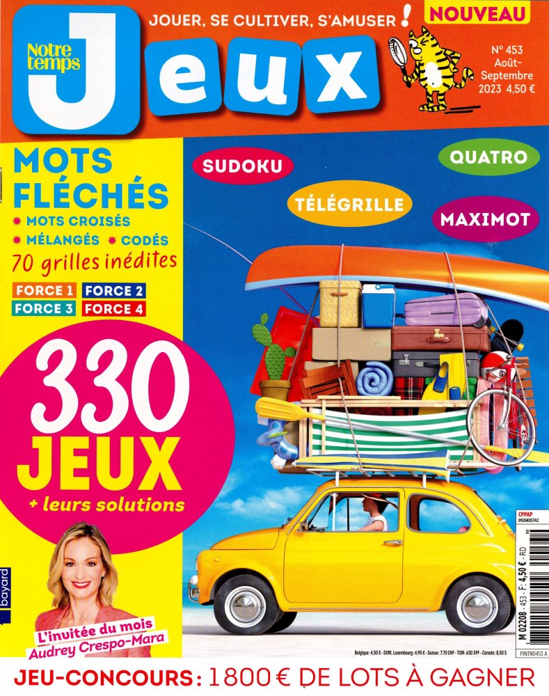 Numéro 453 magazine Notre Temps Jeux