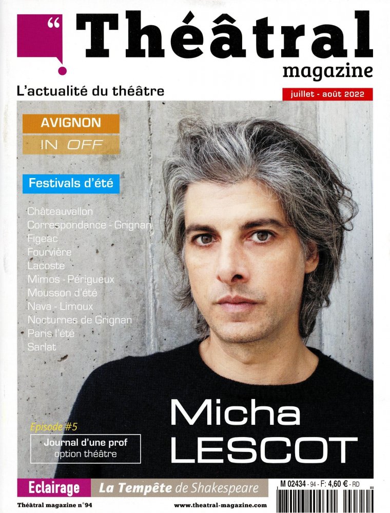 Numéro 94 magazine Théâtral Magazine