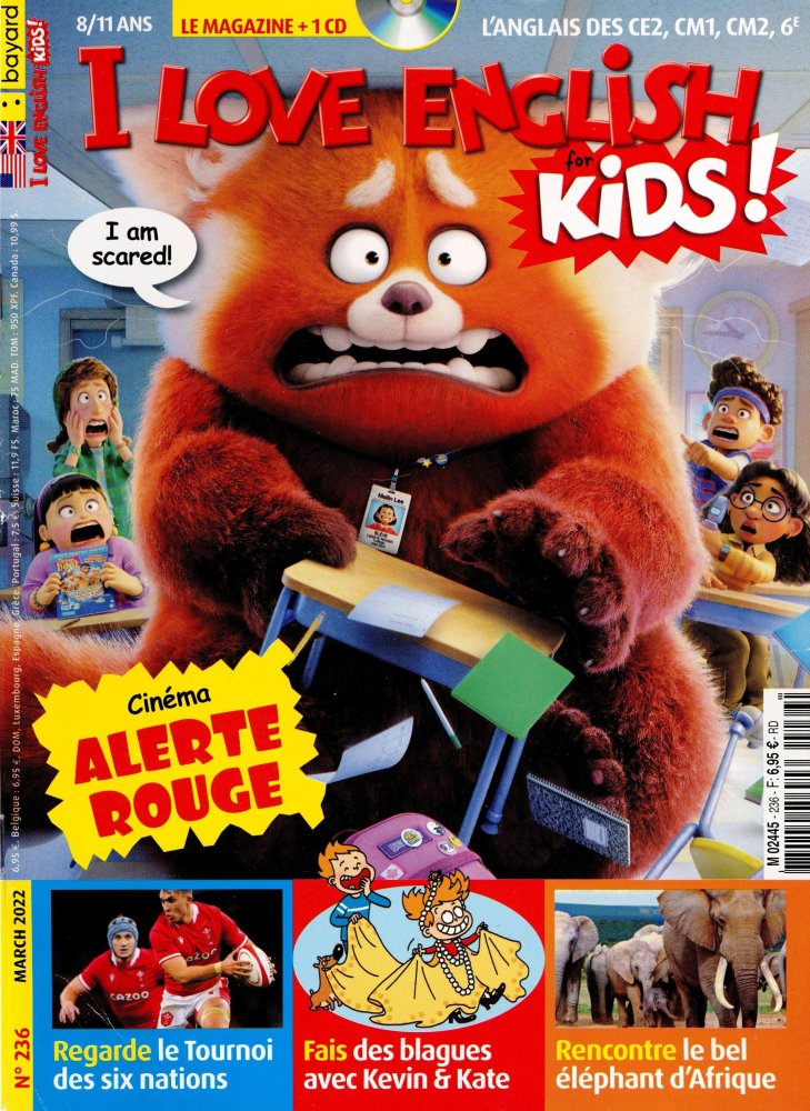 Numéro 236 magazine I Love English for Kids !