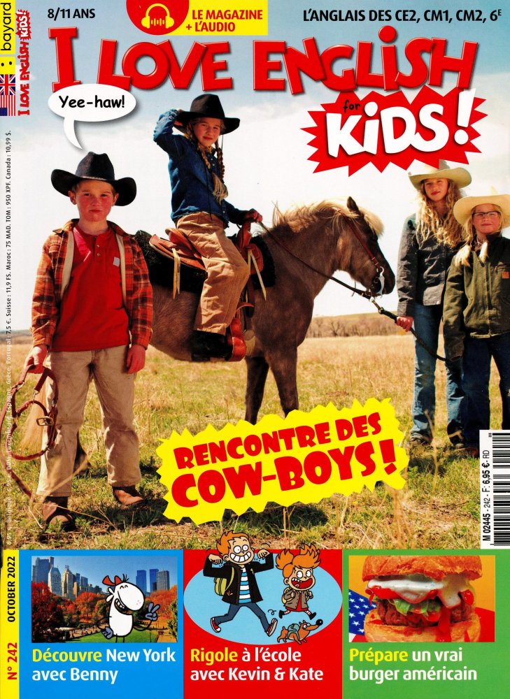 Numéro 242 magazine I Love English for Kids !