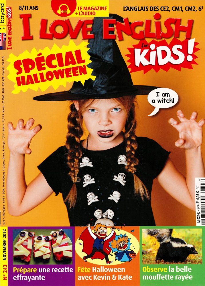 Numéro 243 magazine I Love English for Kids !