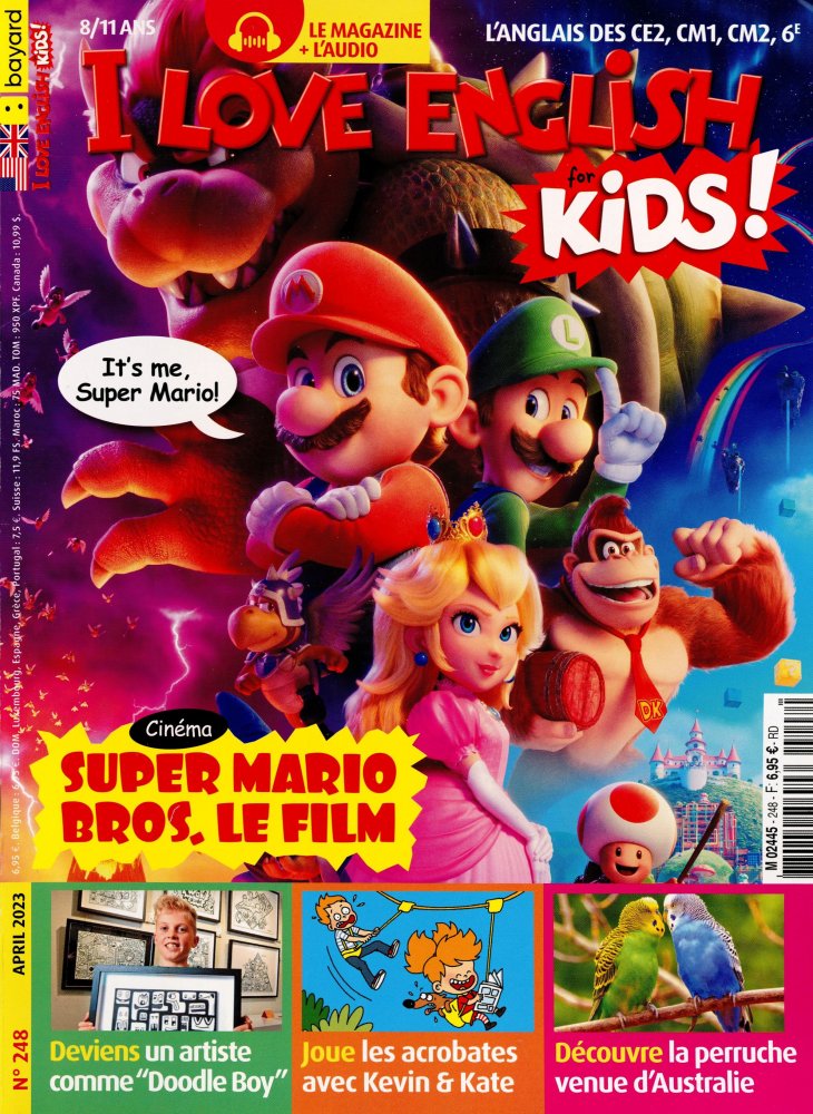 Numéro 248 magazine I Love English for Kids !
