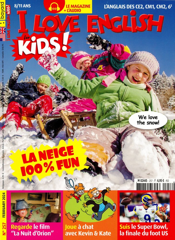Numéro 257 magazine I Love English for Kids !