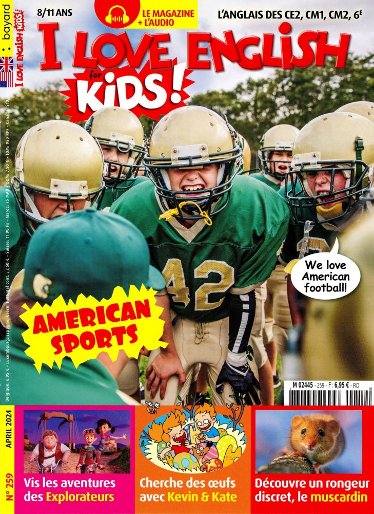 Numéro 259 magazine I Love English for Kids !