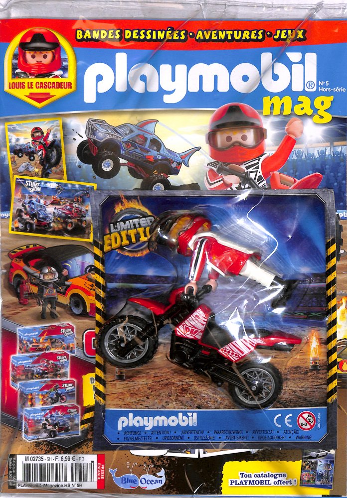 Numéro 5 magazine Playmobil Mag + Figurine