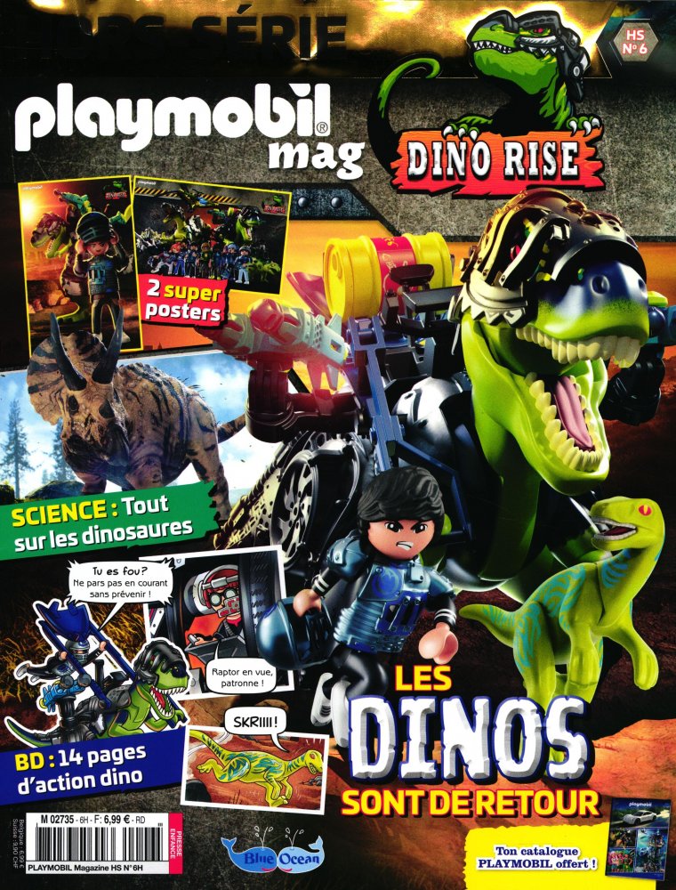 Numéro 6 magazine Playmobil Mag + Figurine