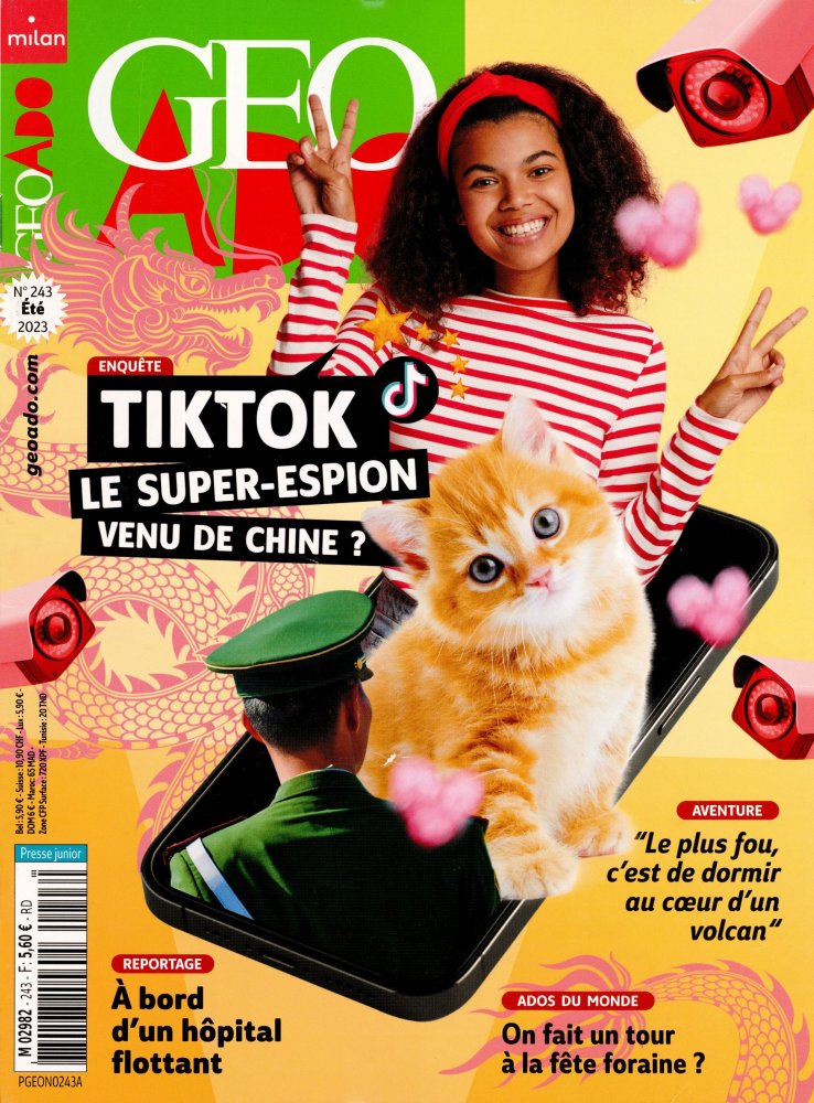 Numéro 243 magazine Géo Ado