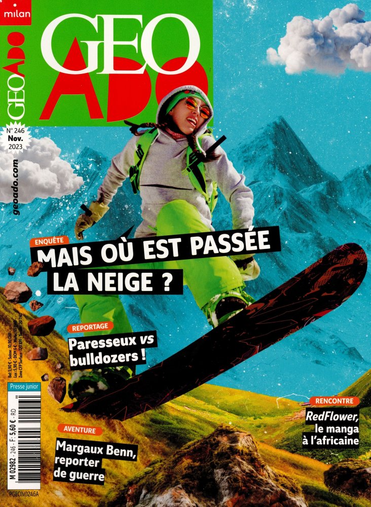 Numéro 246 magazine Géo Ado