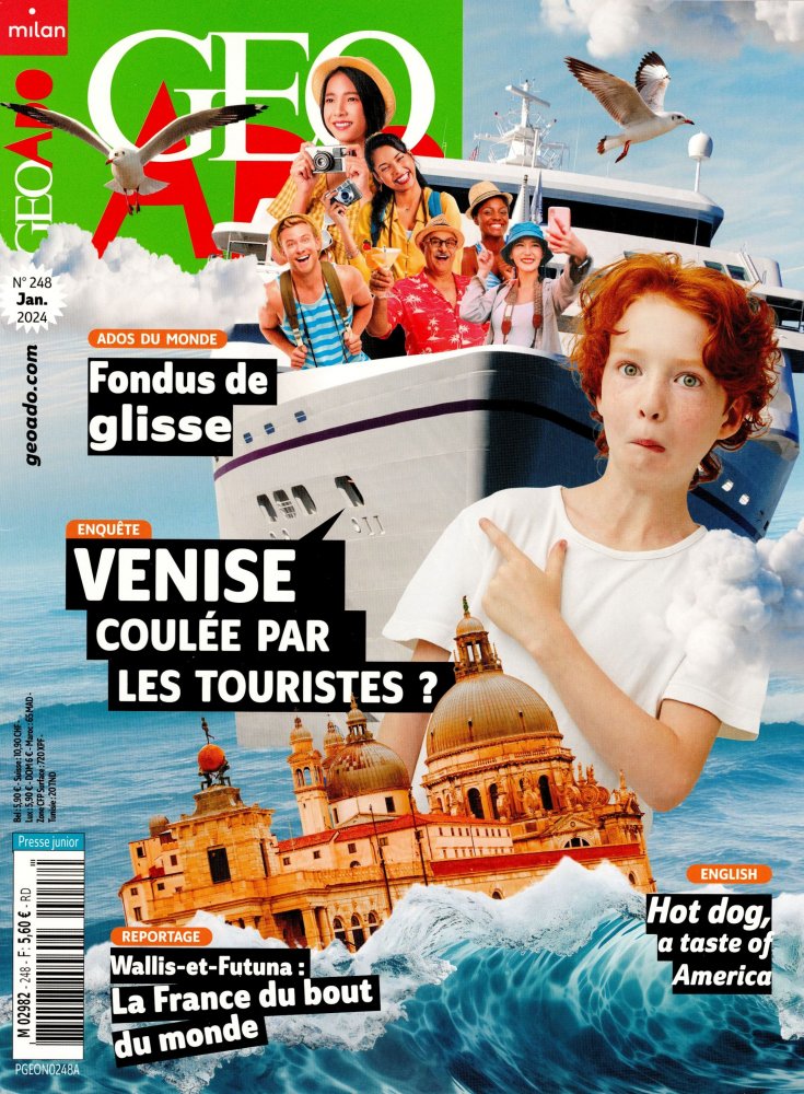 Numéro 248 magazine Géo Ado