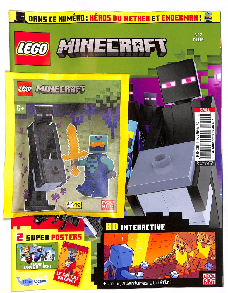 magazine Lego Minecraft + Jouet vendu au numéro