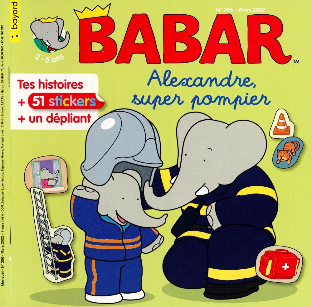 Numéro 356 magazine Babar
