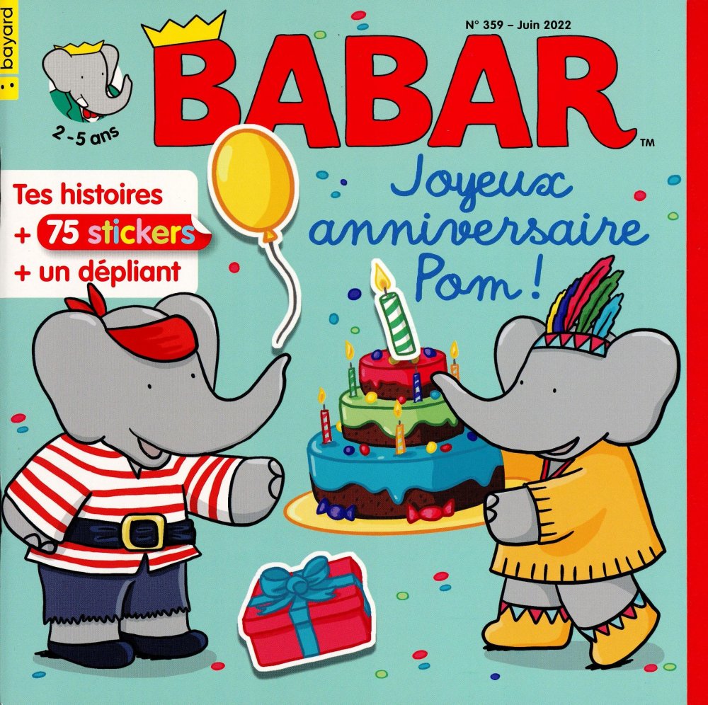 Numéro 359 magazine Babar