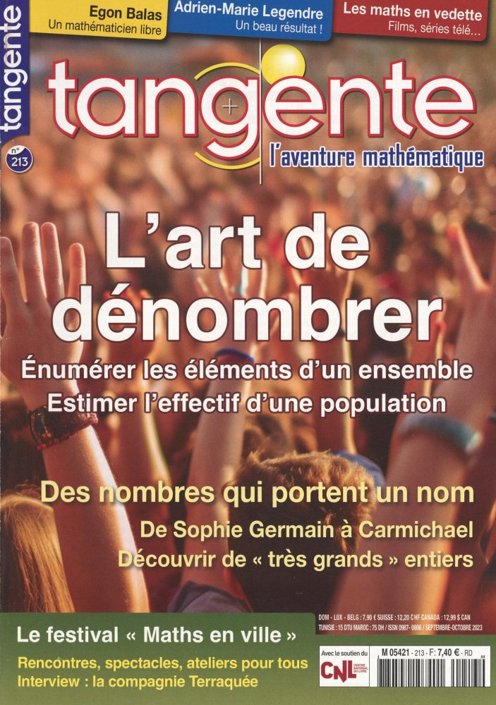 Numéro 213 magazine Tangente