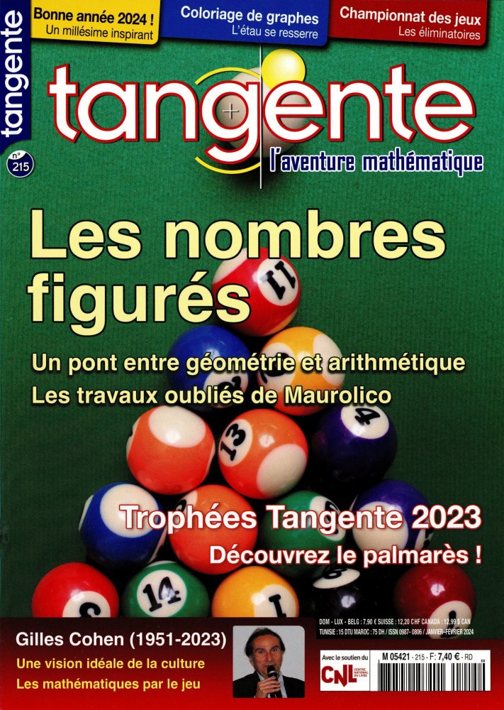 Numéro 215 magazine Tangente