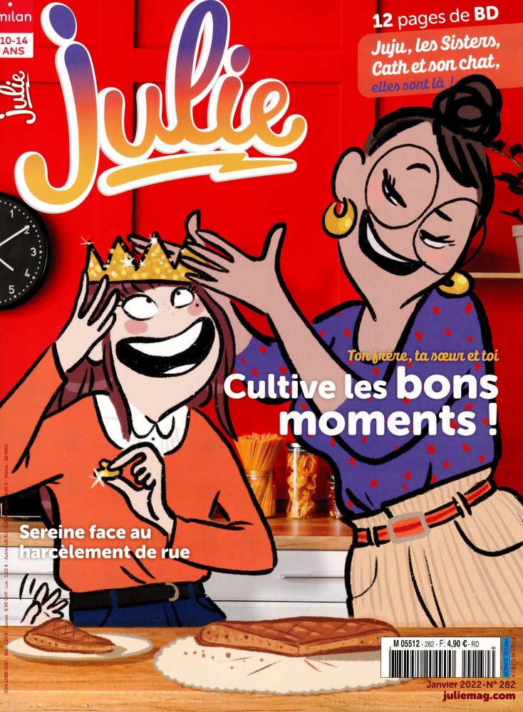 Numéro 282 magazine Julie