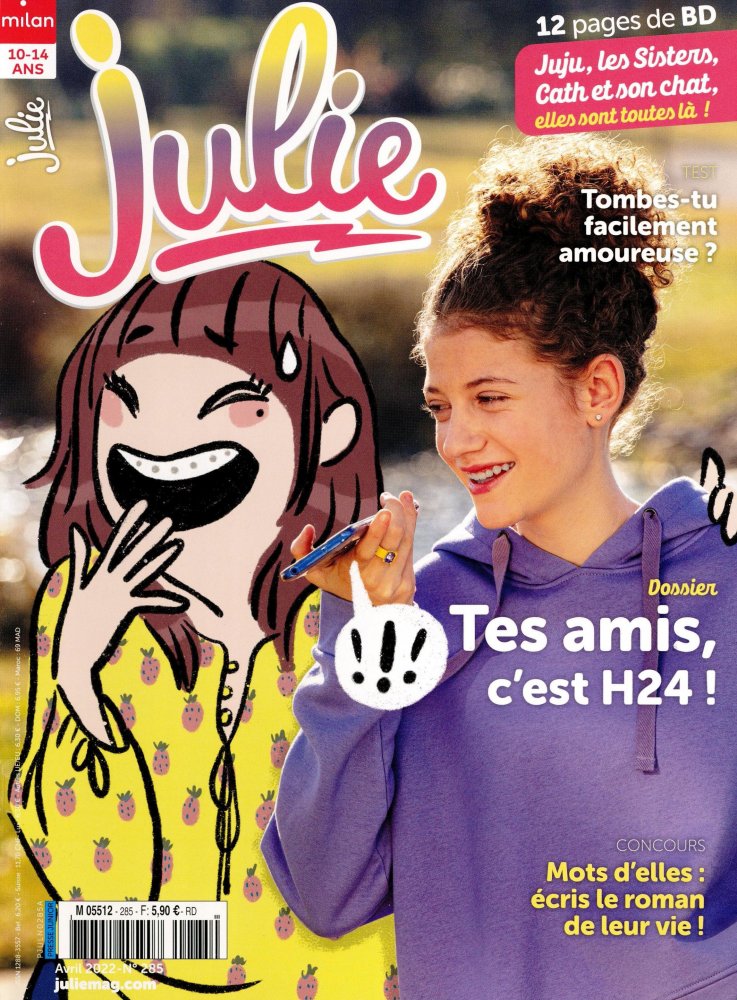 Numéro 285 magazine Julie