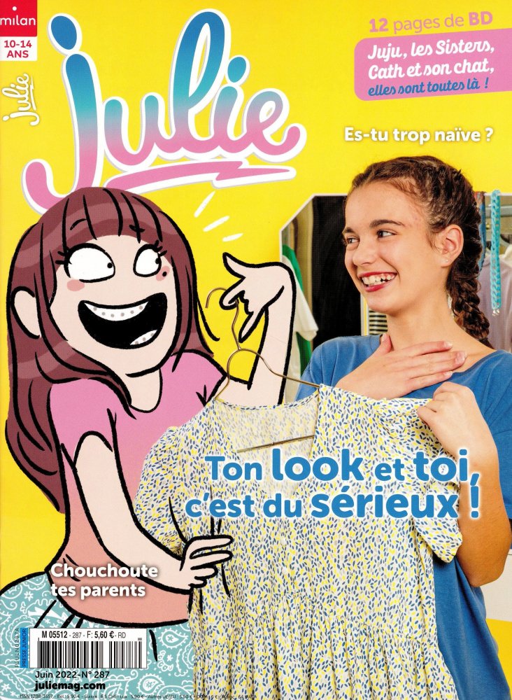 Numéro 287 magazine Julie