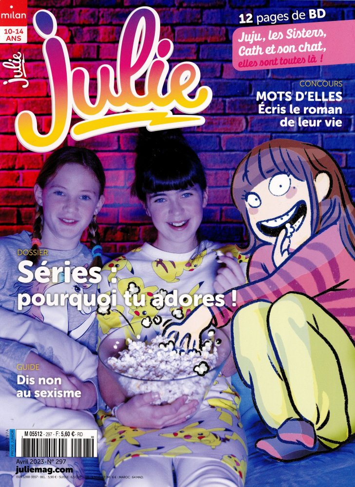 Numéro 297 magazine Julie
