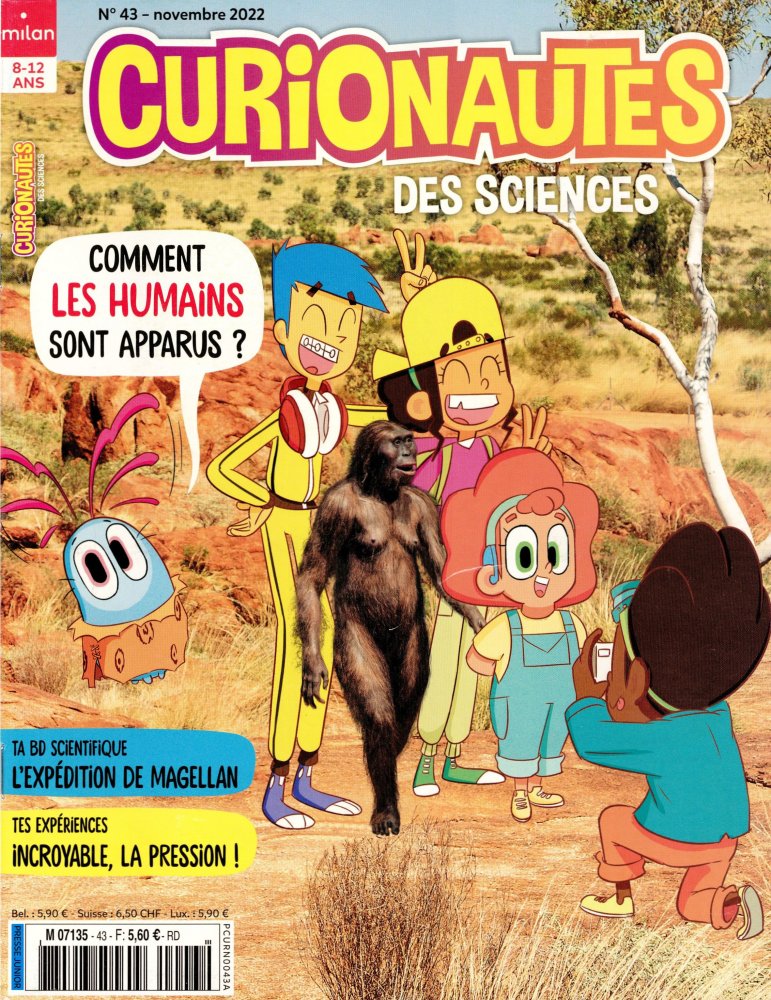 Numéro 43 magazine Curionautes des Sciences