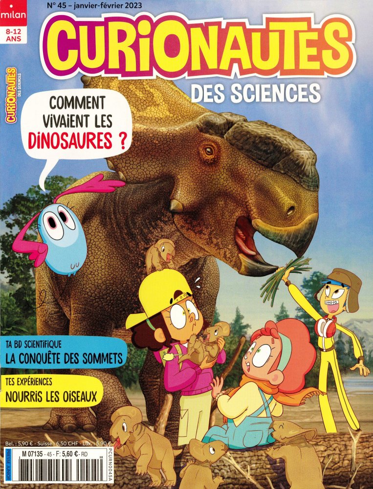 Numéro 45 magazine Curionautes des Sciences
