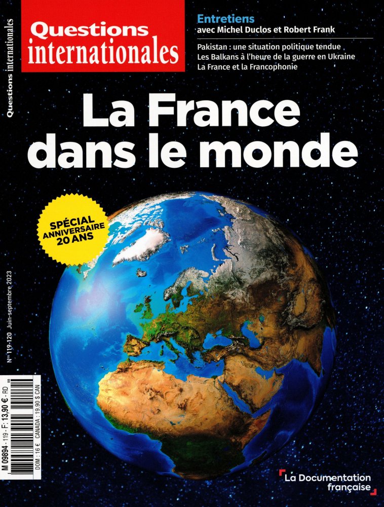 Numéro 119 magazine Questions Internationales